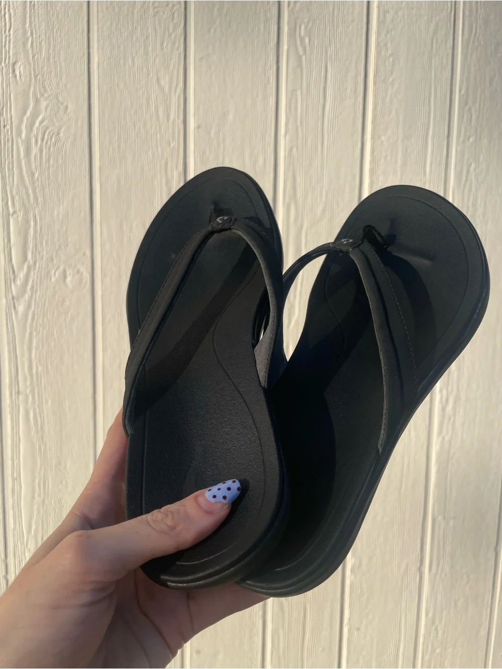 Brand New OluKai Women’s Ho‘ōpio Maluā Sandals, Black, Size 7